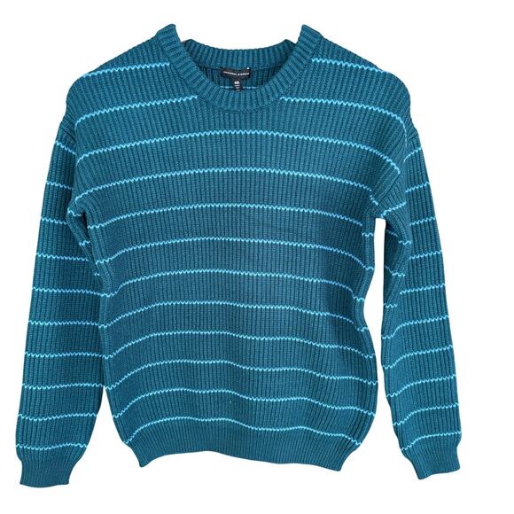 Universal Standard Sweaters - Universal Standard Striped Pullover Sweater 4XS NWT 2XS Green Blue Prep 90s Y2K